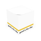 “good Is the vibe” Note Cube — Inspirational Sticky Note Pad