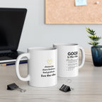 Inspirational Mug - 'Good is the Vibe' Definition - Coffee Tea Cup (11oz/15oz)