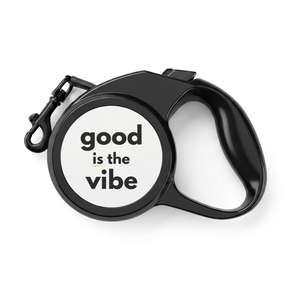 "good Is the vibe" Retractable Pet Leash