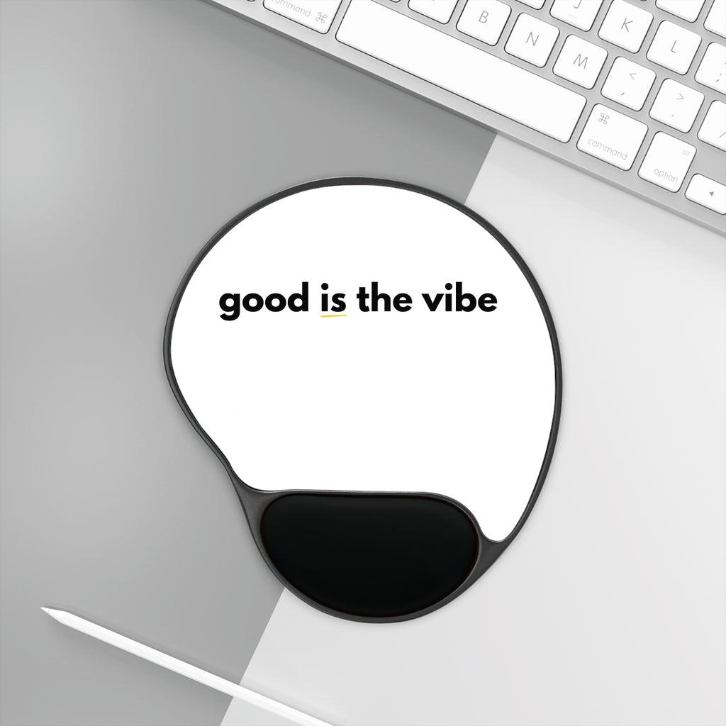 Good Is the Vibe Mouse Pad with Wrist Rest — Minimalist Ergonomic Desk Mat