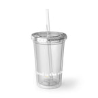 Clear Acrylic Tumbler — "Good Is the Vibe" Reusable Cup