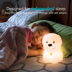 LumiPets Pepper the Puppy: The Ultimate Dog - Color Changing Night Light - Control by Tap or Remote
