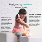 LumiPets Pepper the Puppy: The Ultimate Dog - Color Changing Night Light - Control by Tap or Remote