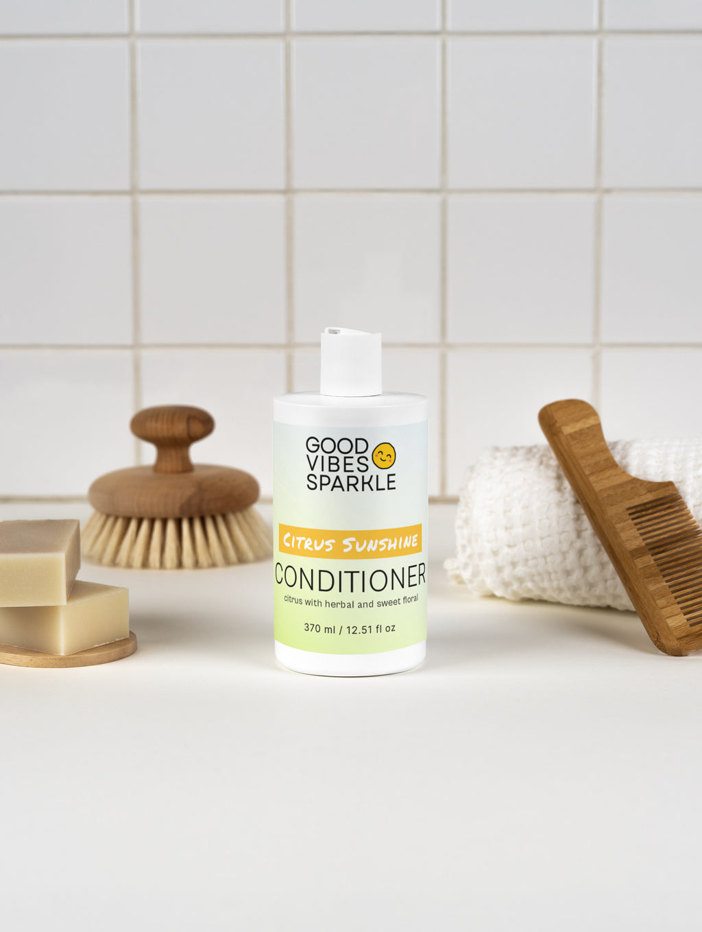 Citrus Sunshine Hair Conditioner - Reduces split ends with Panthenol, Betaine and Wheat Protein